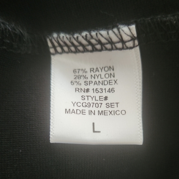 LG Black Wide Leg Pants & Jumpsuits - Picture 6 of 6